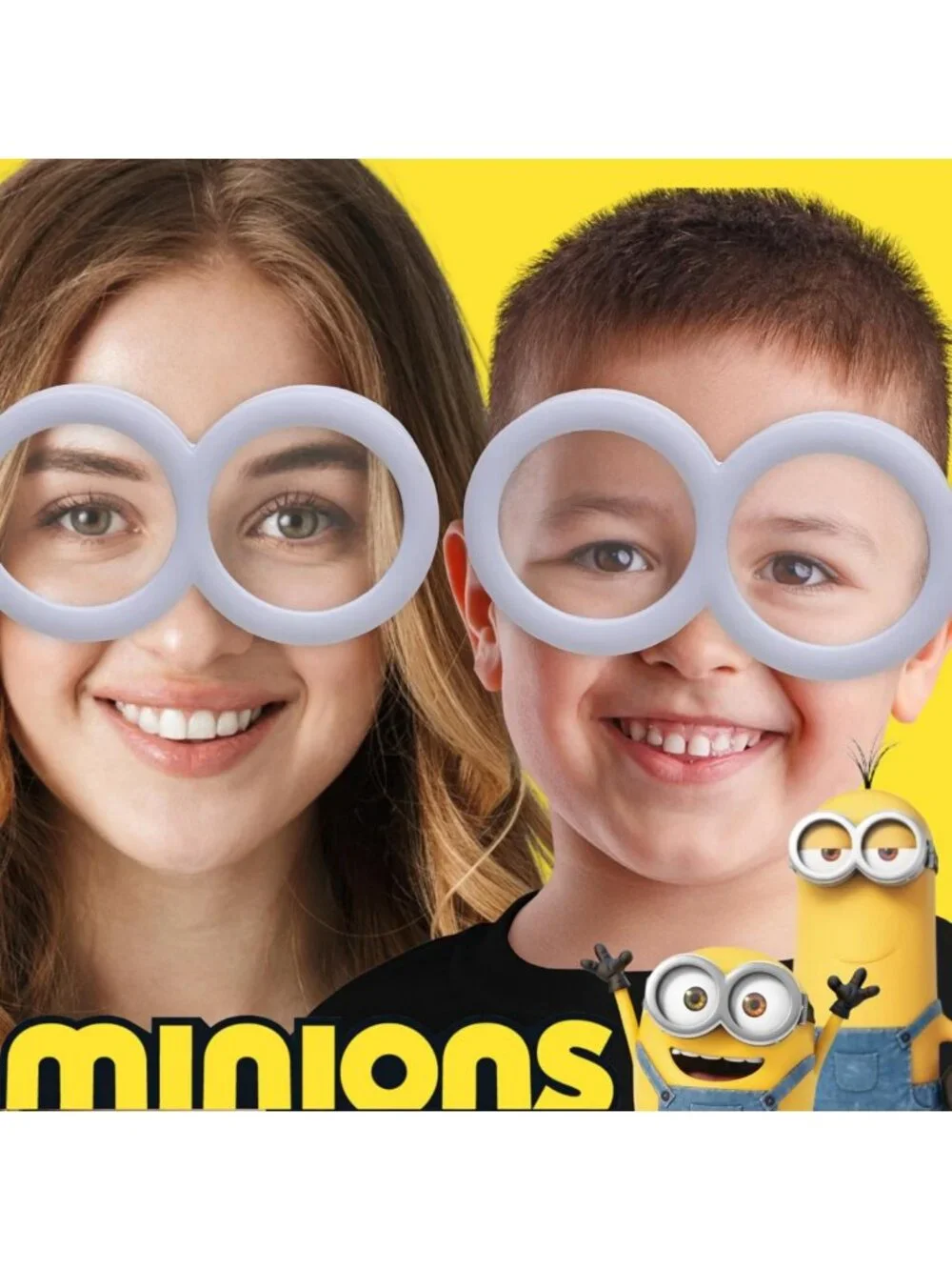 Minions Costume Goggles for Halloween | Fun Group Party Accessory | One Size